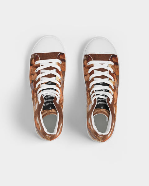 Art Series: Leonardo DaVinci | The Last Supper Women's Hightop Canvas Shoe