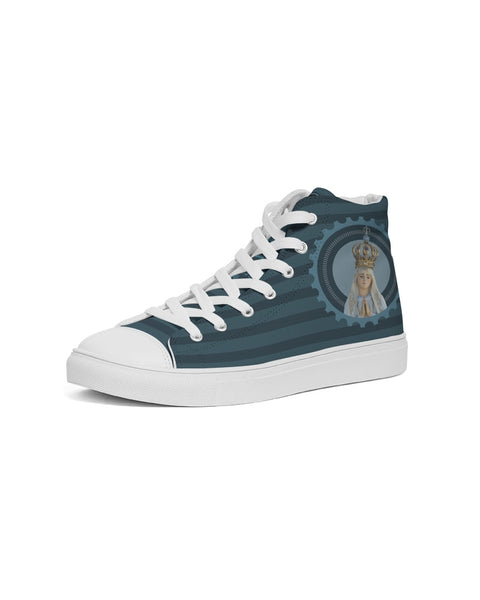 Soulwalk Series: Our Lady of Fatima Men's Hightop Canvas Shoe