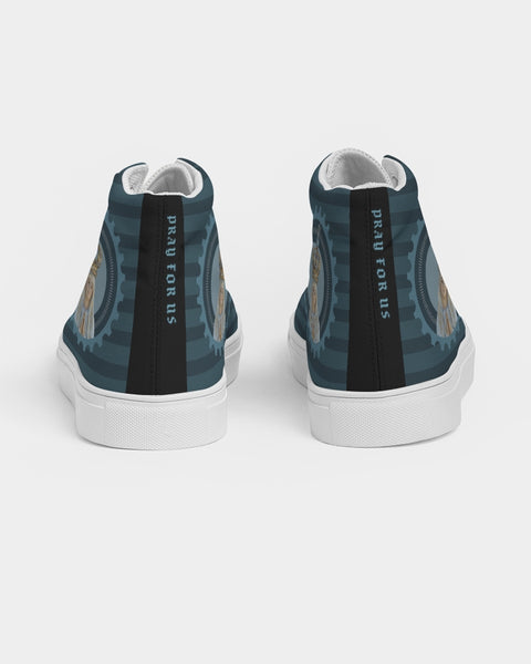 Soulwalk Series: Our Lady of Fatima Men's Hightop Canvas Shoe