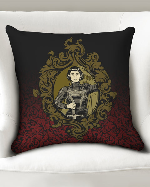 Soulwalk Series: Saint Joan of Arc Throw Pillow Case 20"x20"