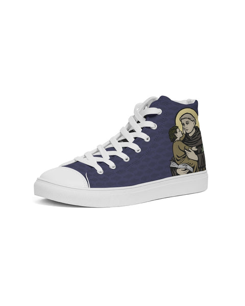Soulwalk Series: Saint Anthony Women's Hightop Canvas Shoe
