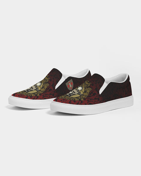 Soulwalk Series: Saint Joan of Arc Men's Slip-On Canvas Shoe
