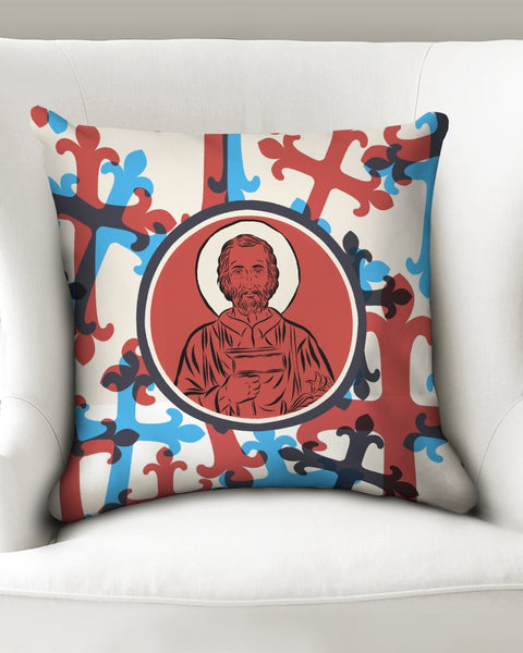 Soulwalk Series: The Year of St. Joseph Throw Pillow Case 18"x18"