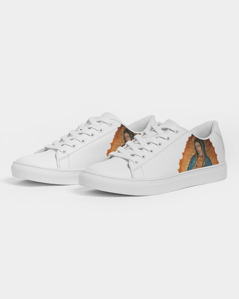 Soulwalk Series: Our Lady of Guadalupe Gold Stars Men's Faux-Leather Sneaker