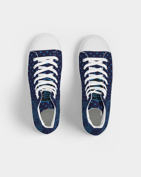 Soulwak Series: Our Lady of Guadalupe Women's Hightop Canvas Shoe