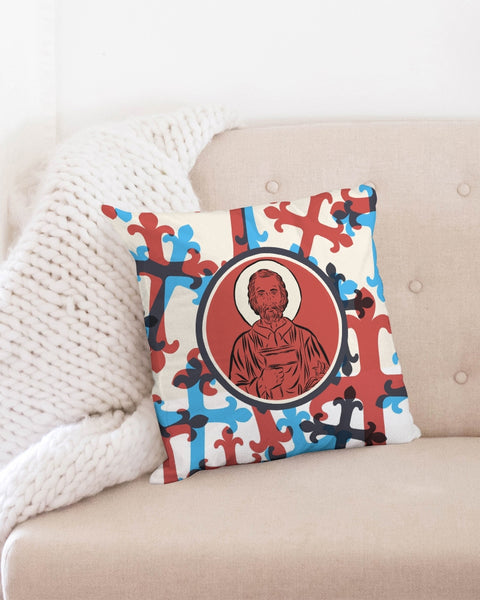 Soulwalk Series: The Year of St. Joseph Throw Pillow Case 18"x18"