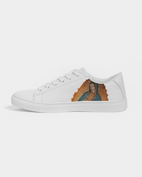 Soulwalk Series: Our Lady of Guadalupe Gold Stars Men's Faux-Leather Sneaker