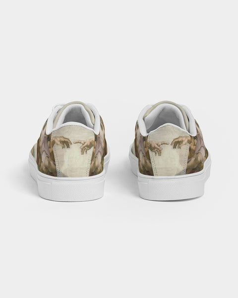 Art Series: Michelangelo | The Creation of Man Men's Faux-Leather Sneaker