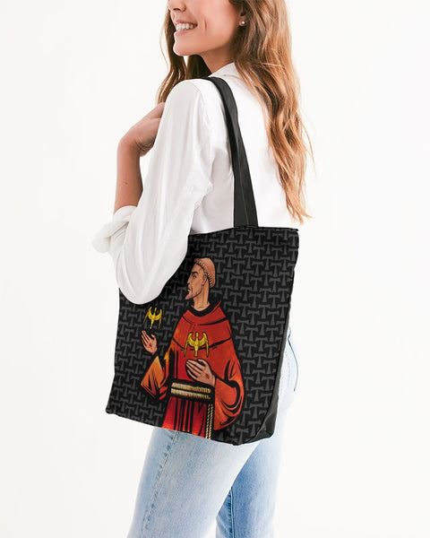 Soulwalk Series: St. Francis Assisi Canvas Zip Tote
