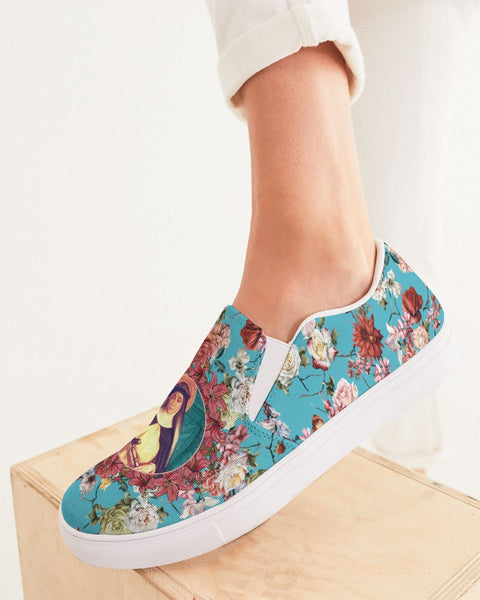 Soulwalk Series: Saint Catherine of Siena Women's Slip-On Canvas Shoe