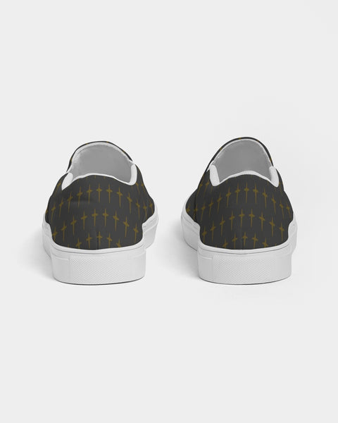 Soul Walk Series: St George the Dragon Men's Slip-On Canvas Shoe
