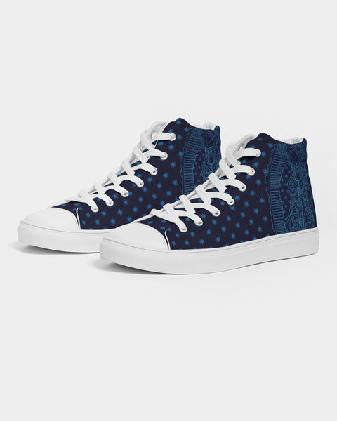 Soulwak Series: Our Lady of Guadalupe Men's Hightop Canvas Shoe