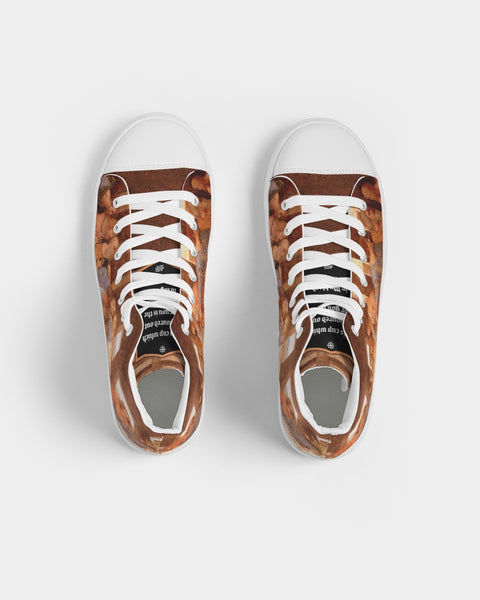 Art Series: Leonardo DaVinci | The Last Supper Men's Hightop Canvas Shoe