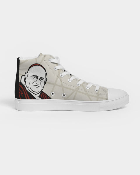 Soul Walk Series: Saint Pope John XXIII Men's Hightop Canvas Shoe