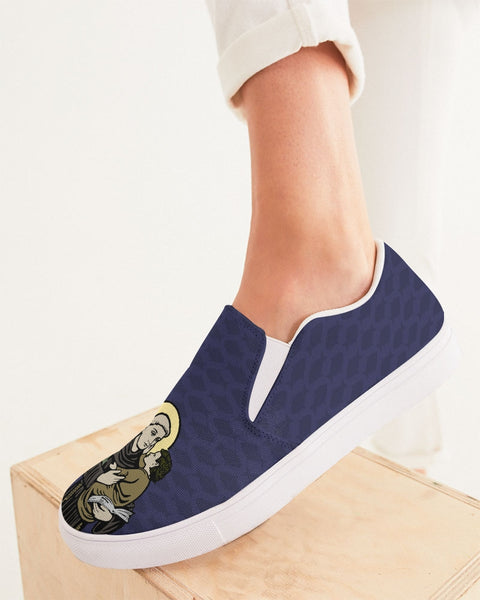 Soulwalk Series: Saint Anthony Women's Slip-On Canvas Shoe