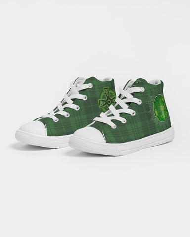 Soulwalk Series: Saint Patrick Kids Hightop Canvas Shoe