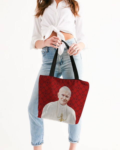 Soulwalk Series: St. Pope John Paul II Canvas Zip Tote