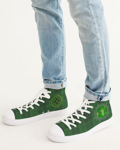 Soulwalk Series: Saint Patrick Men's Hightop Canvas Shoe