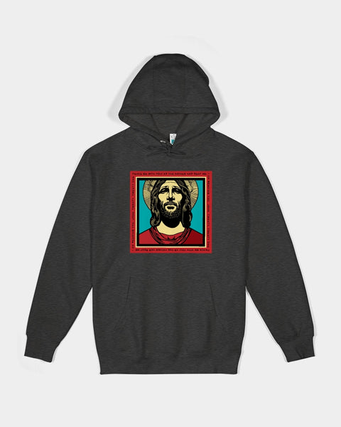 Sanct us: peace be with you Unisex Premium Pullover Hoodie | Lane Seven