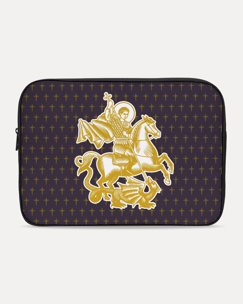 Soul Walk Series: St George the Dragon (purple) Laptop Sleeve