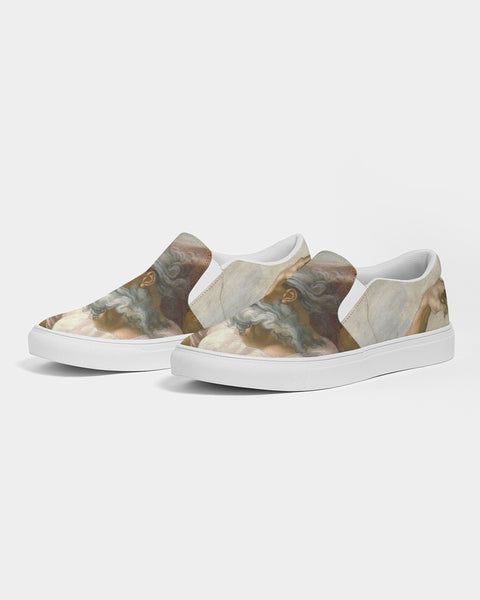 Art Series: Michelangelo | The Creation of Man Women's Slip-On Canvas Shoe