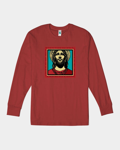 Sanct us: peace be with you Unisex Long Sleeve Tee | Lane Seven