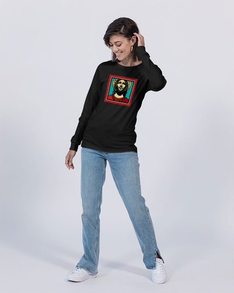 Sanct us: peace be with you Unisex Jersey Long Sleeve Tee | Bella + Canvas