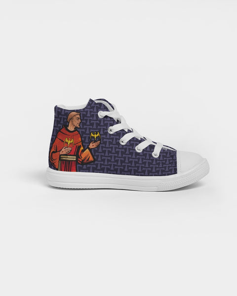 Soulwalk Series: St. Francis Assisi Kids Hightop Canvas Shoe