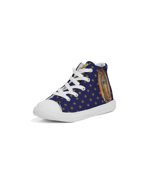 OUR LADY OF GUADALUPE Kids Hightop Canvas Shoe
