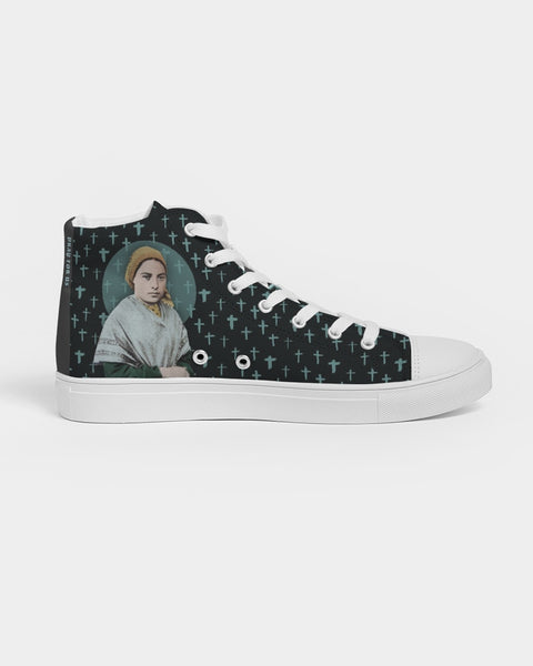 Soulwalk Series: Saint Bernadette (Mens) Men's Hightop Canvas Shoe