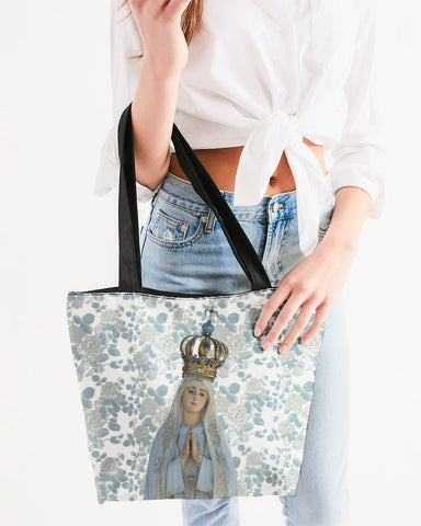 Soulwalk Series: Our Lady of Fatima Canvas Zip Tote