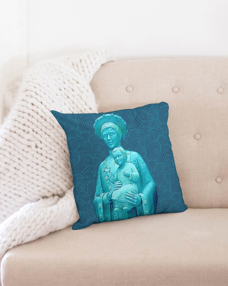 Soul Walk Series: Our Lady of La Vang Throw Pillow Case 16"x16"