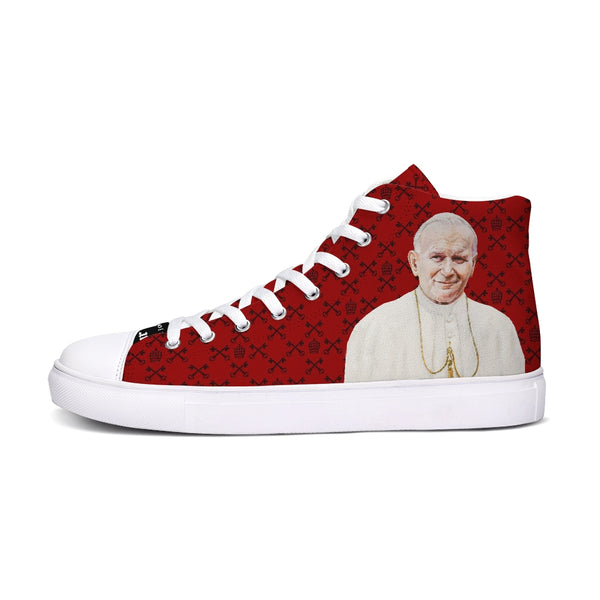 Soulwalk Series: St. Pope John Paul II Hightop Canvas Shoe