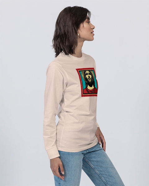 Sanct us: peace be with you Unisex Long Sleeve Tee | Lane Seven
