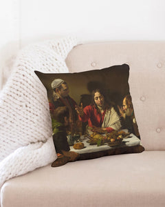 Soul Walk Series: Carravaggio | Summer At Emmaus Throw Pillow Case 18"x18"