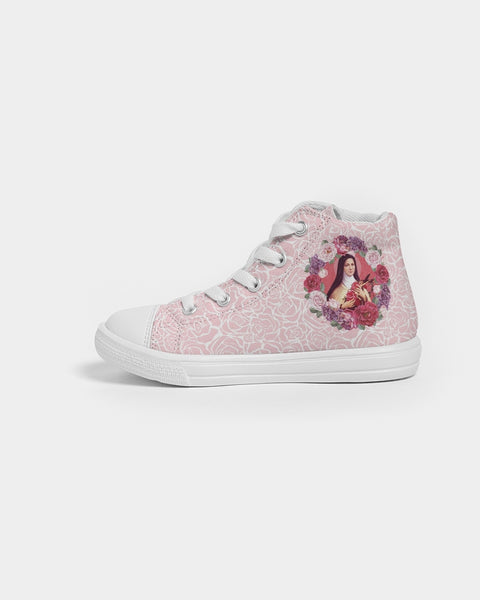 Soulwalk Series: St. Therese of Lisieux Kids Hightop Canvas Shoe