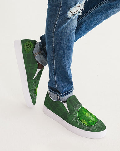 Soulwalk Series: Saint Patrick Men's Slip-On Canvas Shoe