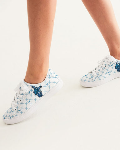 Soulwalk Series: Saint Michael the Archangel Women's Faux-Leather Sneaker