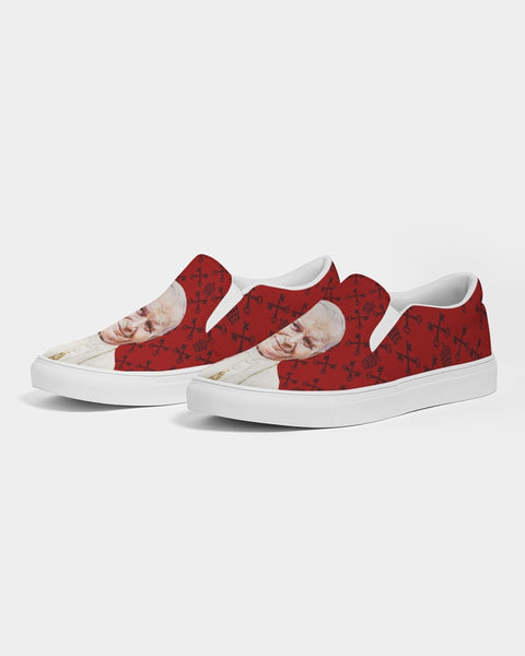 Soulwalk Series: St. Pope John Paul II Women's Slip-On Canvas Shoe