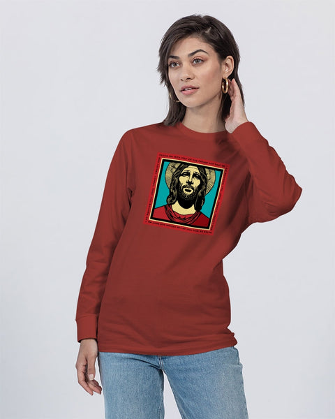 Sanct us: peace be with you Unisex Long Sleeve Tee | Lane Seven