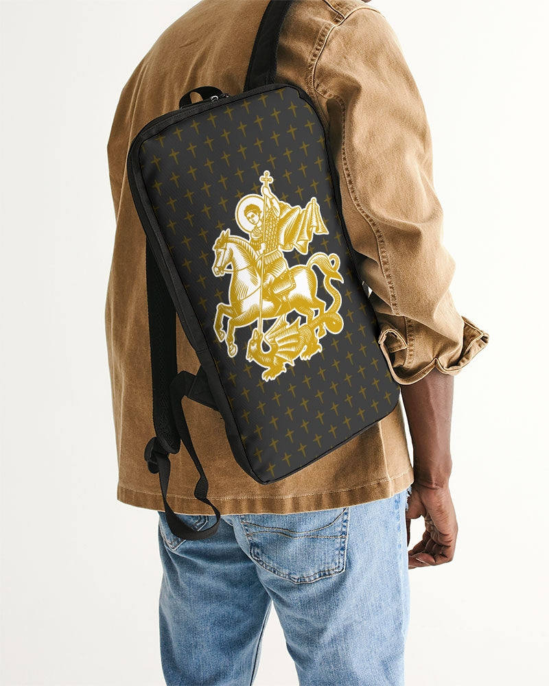Soul Walk Series: St George the Dragon Slim Tech Backpack