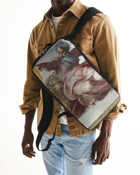 Soul Walk Series: Michelangelo-Creation of Sun Slim Tech Backpack